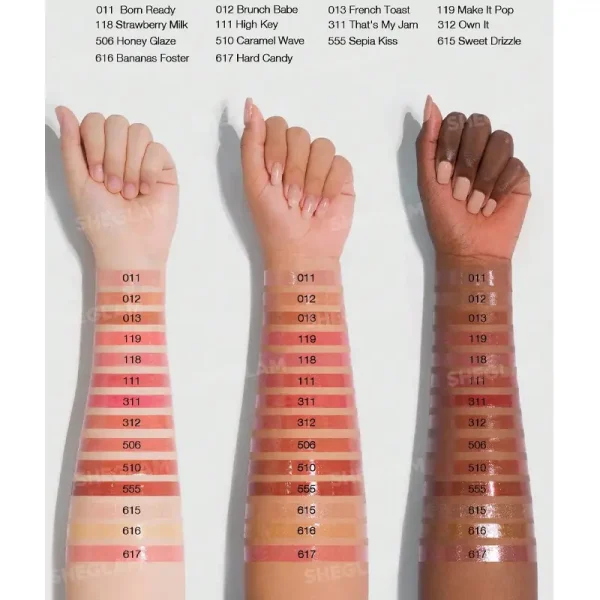 لیپ گلاس ضد آب شیگلم Sheglam مدل Glass Lock Air Gloss رنگ Strawberry Milk - Image 5