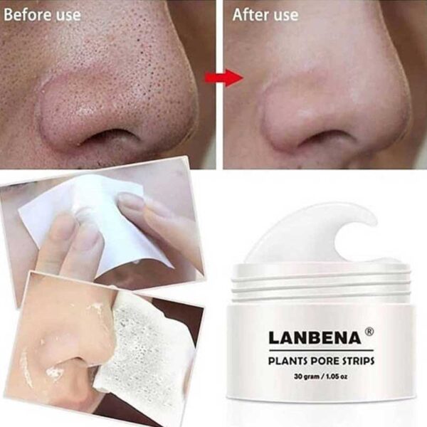 چسب ضد جوش بینی لانبنا Nose Plants Pore Strips حجم 30G