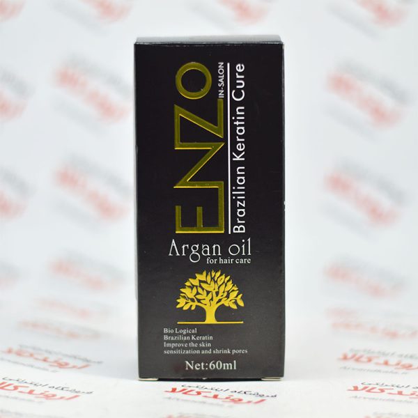 سرم مو روغن آرگان انزو 60میل Enzo مدل Argan Oil - Image 3