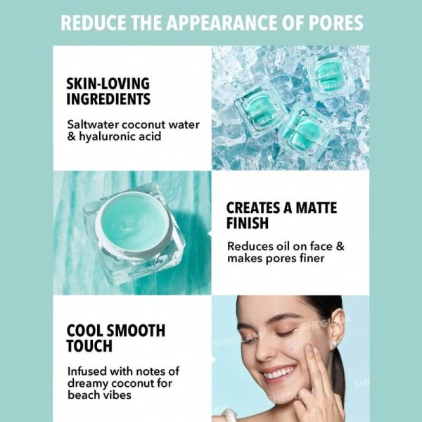 پرایمر یخی شیگلم SHEGLAM GLACIER GLO SMOOTHING PRIMER - Image 5