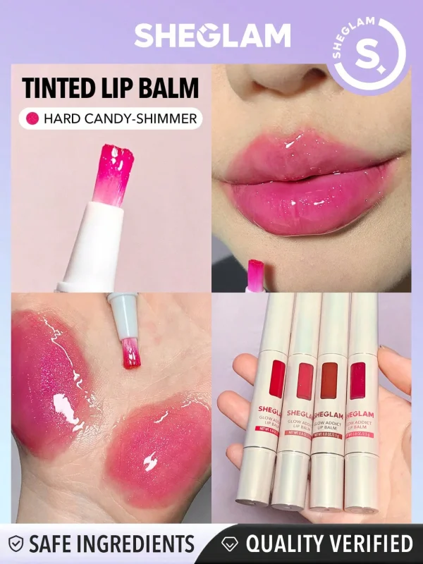 بالم لب رنگی براش دار Glow Addict شیگلم - Image 13