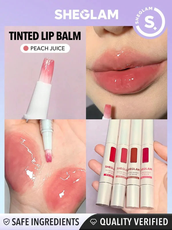 بالم لب رنگی براش دار Glow Addict شیگلم - Image 11