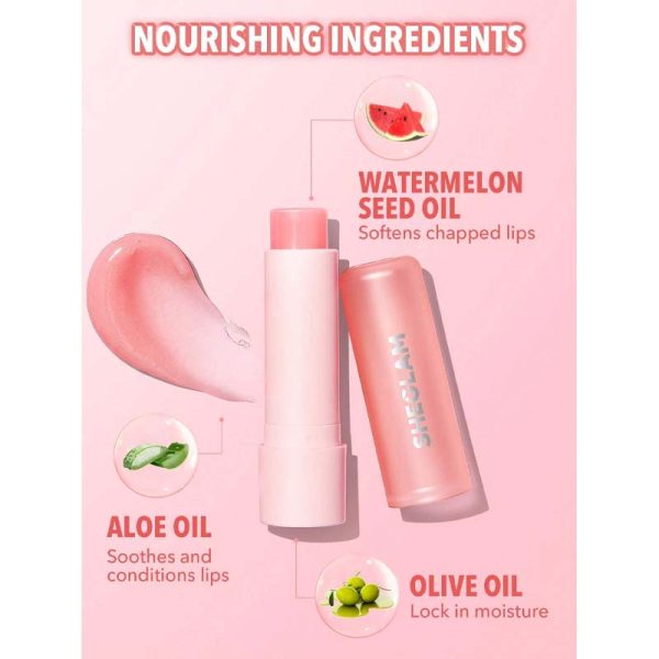 بالم لب جامد درمانی شیگلم SHEGLAM Pout PHresh Color Changing Lipstick-Watermelon - Image 2