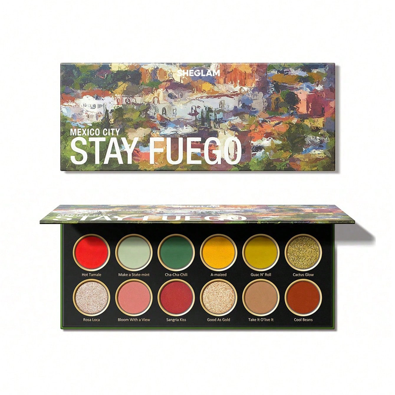 Unt12itled-1-2.png پالت سایه چشم 12 رنگ شیگلم مدل Stay Fuego, Mexico - Image 1