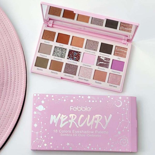پالت سایه چشم 18 رنگ فبل Febble مدل Mercury - Image 2