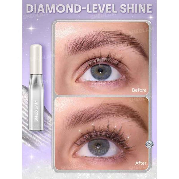 ریمل براق کننده و حجم دهنده شیگلم Sheglam مدل Crystal Gaze Glitter Mascara - Image 3