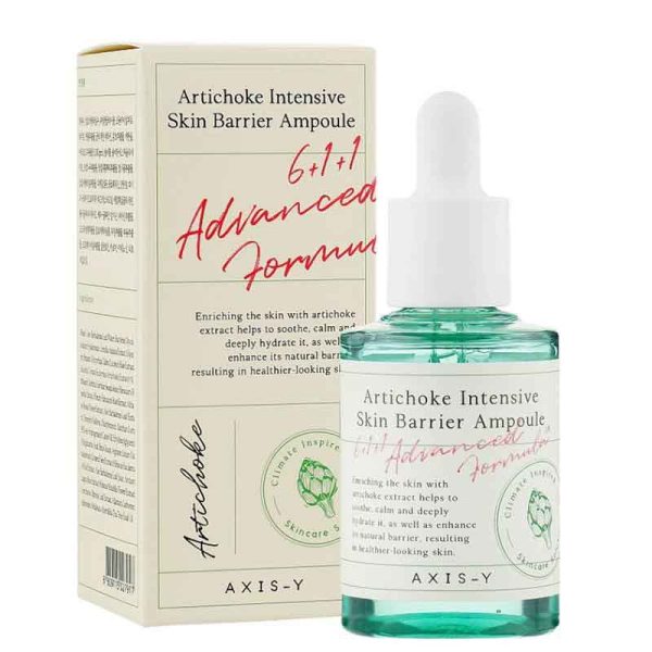 آمپول ضد جوش و تقویت سد دفاعی پوست اکسیس وای AXIS Y مدل Artichoke Intensive Skin Barrier Ampoule حجم 30ml - Image 2