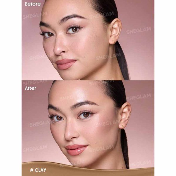 کانتور استیکی دو کاره شیگلم Sheglam مدل Buttery Buff Contour & Bronzer Stick رنگ Clay - Image 2