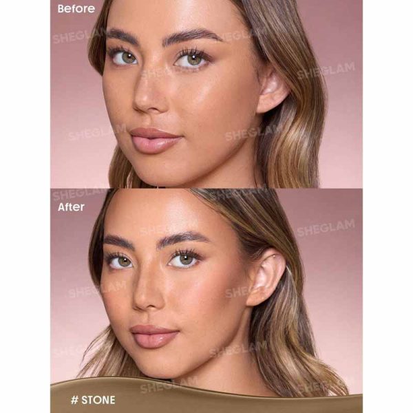کانتور استیکی دو کاره شیگلم Sheglam مدل Buttery Buff Contour & Bronzer Stick رنگ Stone - Image 2