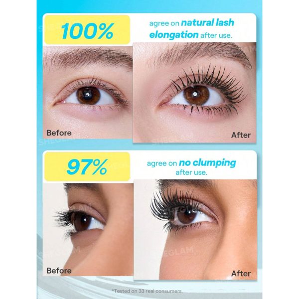 ریمل حجم‌ دهنده و بلند کننده مژه‌ Lashlighter Infinite Tubing رنگ مشکی شیگلم Sheglam - Image 3