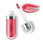 لیپ‌ گلاس آبرسان کیکو Kiko Milano مدل 3d hydra lipgloss رنگ 12 Pearly Amaryllis Red