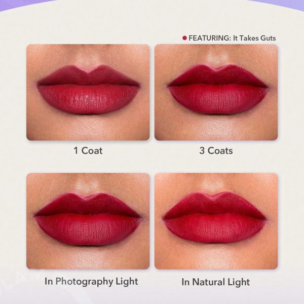 رژلب جامد مات شیگلم مدل داینامات بوم Dynamatte Boom Long - Image 4