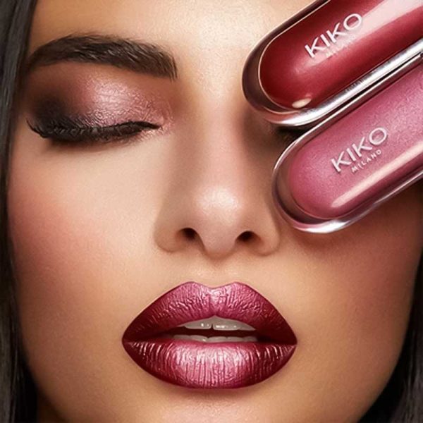 رژ لب متالیک کیکو Kiko MIlano مدل metal liquid lip colour رنگ 06 Bordeaux - Image 5