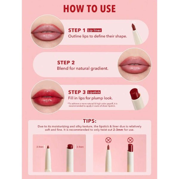 خط لب تینتی براق دو سر شیگلم Glam 101 Sheer Tinted - Image 4