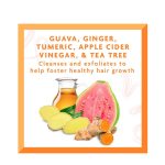 اسکراب لایه بردار و پاکسازی کف سر گوآوا و زنجبیل کانتو Cantu مدل Pre-Cleanse Treatment حجم 180ml - Image 3