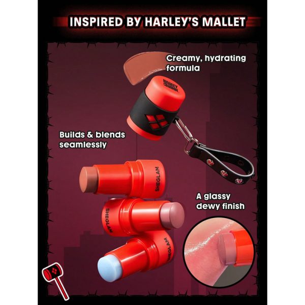 رژگونه و رژلب استیکی Harley Quinn شیگلم مدل Mischief Mallet - Image 3