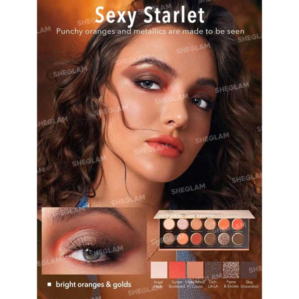 پالت سایه چشم 12 رنگ شیگلم مدل Stay Juicy, La