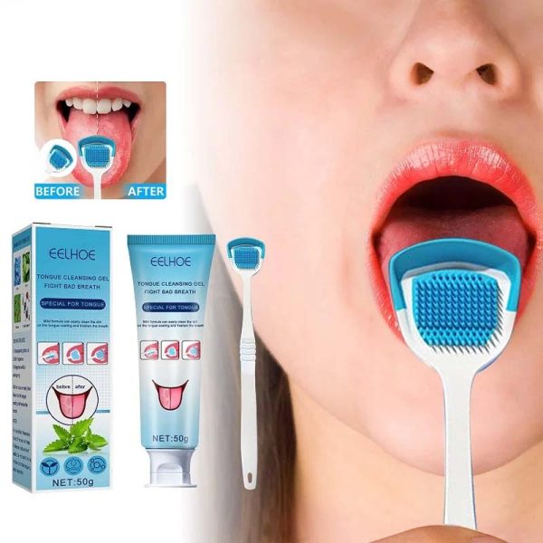 مسواک تمیز کننده زبان و خوشبو کننده دهان ایلهو EELHOE - Image 2