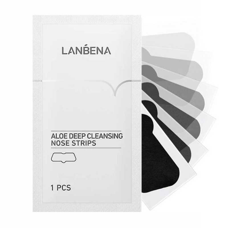 چسب بینی 1 عددی جوش سر سیاه لانبنا LANBENA مدل Aloe deep cleansing