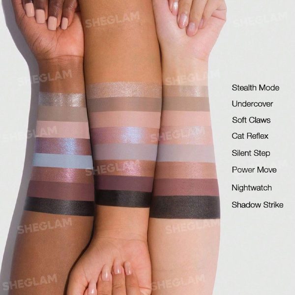 پالت سایه چشم 8 رنگ شیگلم Sheglam کالکشن CatWoman مدل Feline Fatale Palette - Image 3