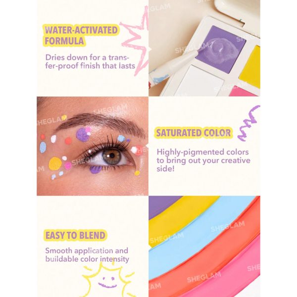 پالت سایه آبرنگی شیگلم SHEGLAM مدل Merry-Go-Round Water-Activated - Image 3