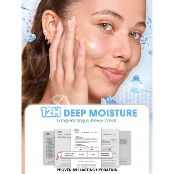 مینی پالت 6 رنگ تست کرم پودر تیوپی Dew & Done Skin Tint With SPF20 شیگلم Sheglam - Image 5