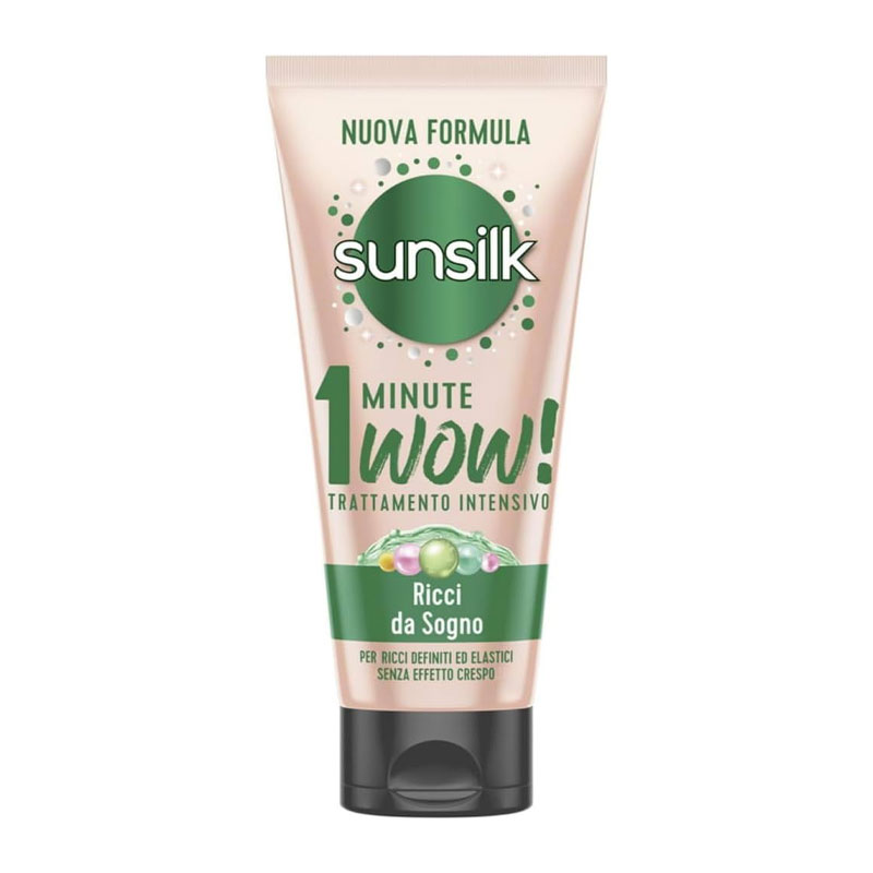ماسک مو کرمی 1 Minute Wow سانسیلک Sunsilk مدل Ricci Da Domare حجم 180ml