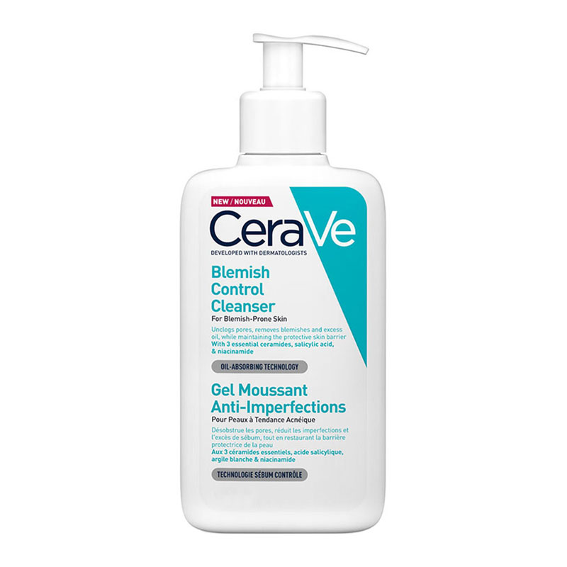 فوم شوینده صورت ژلی ضد لک و ضد جوش سراوی SeraVe مدل CeraVe Blemish Control Cleanser