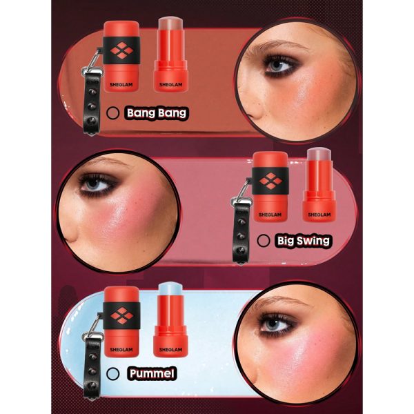 رژگونه و رژلب استیکی Harley Quinn شیگلم مدل Mischief Mallet - Image 4