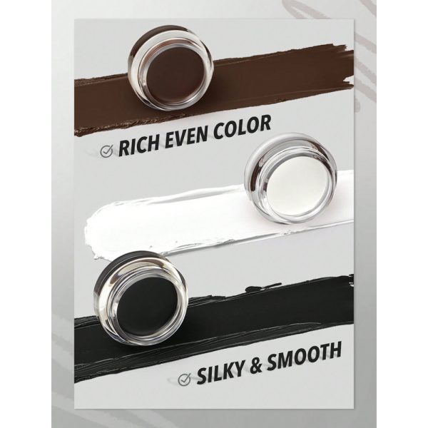 سایه و خط چشم کاسه ای شیگلم مدل Intensify Smudge-Proof رنگ White - Image 4