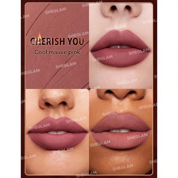 رژلب مات EMBER ROSE شیگلم مدل Dynamatte Boom - Image 6