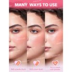 رژگونه دو طرفه کرمی و پودری شیگلم مدل Cheek 2 Cheek Blush Duo - Image 3