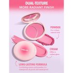 رژگونه دو طرفه کرمی و پودری شیگلم مدل Cheek 2 Cheek Blush Duo - Image 5
