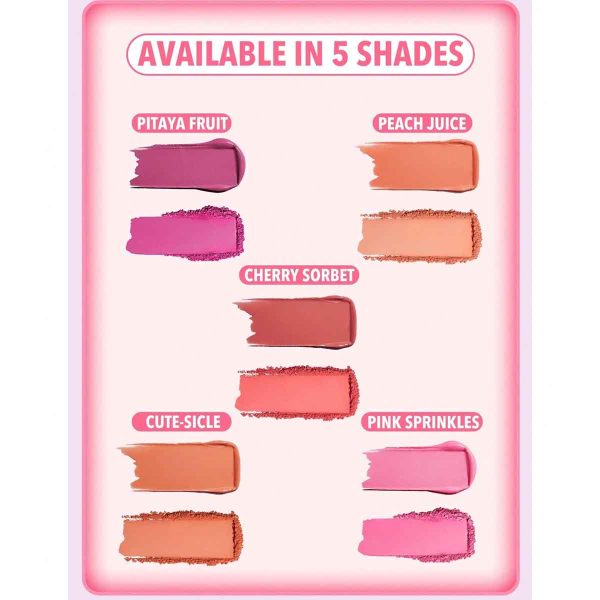 رژگونه دو طرفه کرمی و پودری شیگلم مدل Cheek 2 Cheek Blush Duo - Image 6