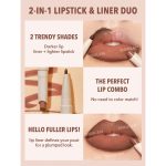 خط لب و رژلب مدادی دو طرفه شیگلم  مدل GLAM 101 - Image 5