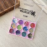 پالت سایه کرمی گلیتری موکالور 12 رنگ - Image 2