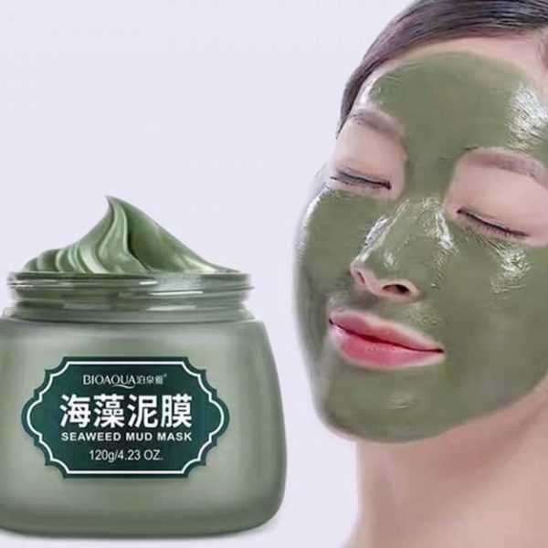ماسک صورت آبرسان و روشن کننده جلبک دریایی بیوآکوا حجم 120ml - Image 2