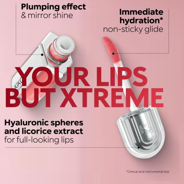 لیپ گلاس حجم دهنده سه بعدی کیکو Kiko Milano مدل 3D Hydra Xtreme Lipgloss رنگ 06 Color Affair - Image 5