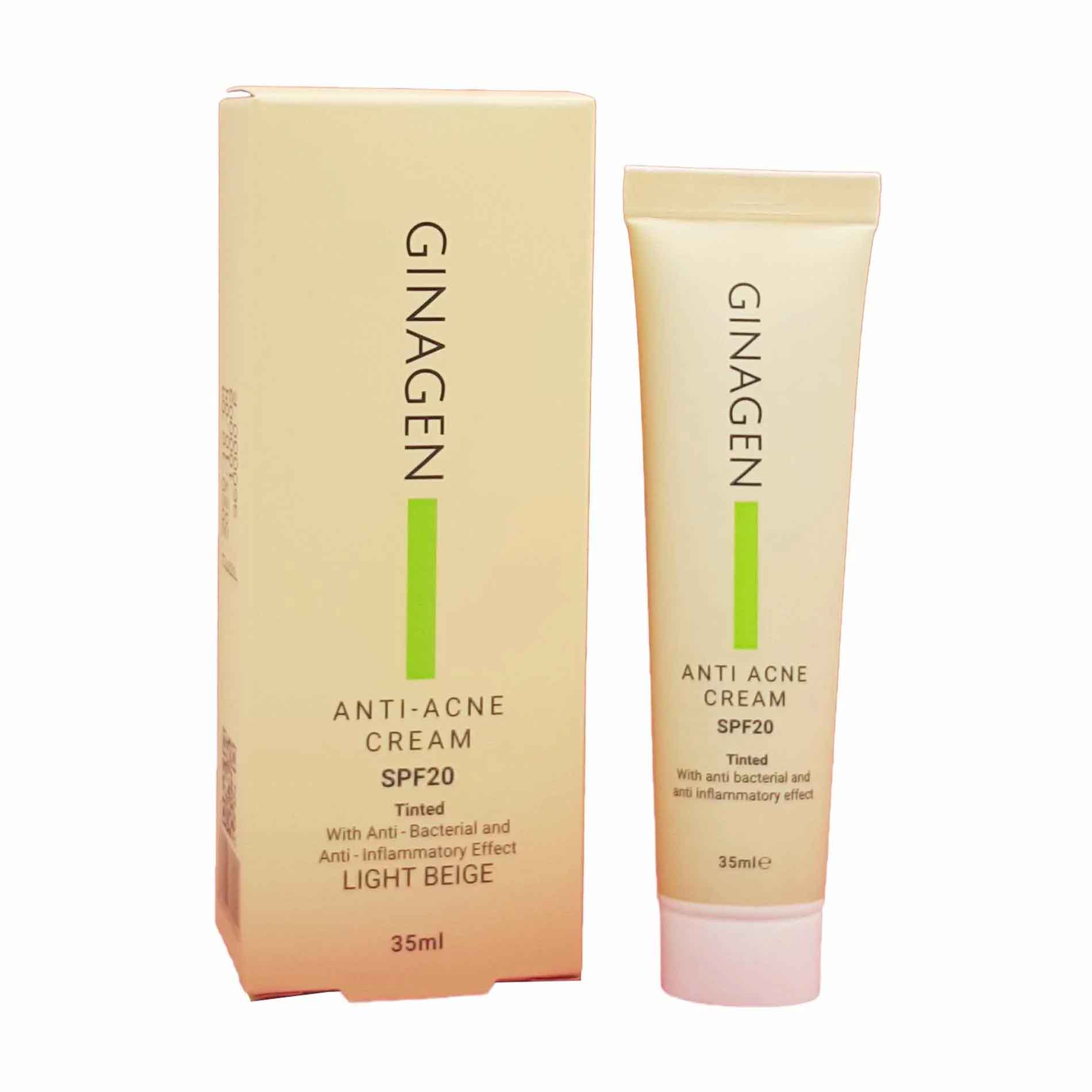 Untitled-2-1.jpg کرم ضد جوش رنگی لایت بژ ژیناژن حجم 35 میل - Image 1