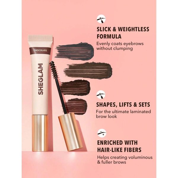 ژل ابروی رنگی شیگلم مدل Hold 'Em Up Tinted Brow Gel - Image 5