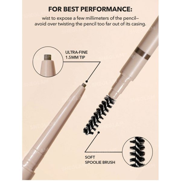 مداد ابرو پرپشت کننده insta-fill شیگلم - Image 3