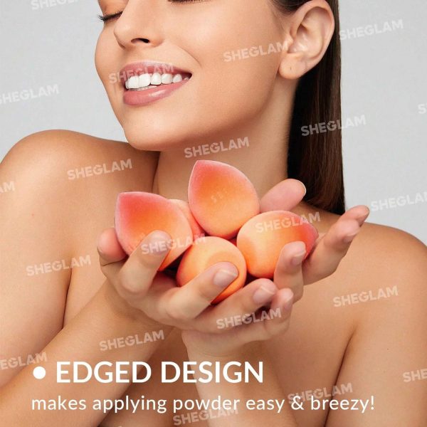 پد هلویی مخملی شیگلم مدل Insta-Ready Powder Sponge - Image 2
