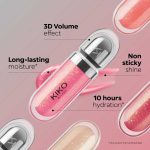 لیپ‌ گلاس آبرسان کیکو Kiko Milano مدل 3d hydra lipgloss رنگ 09 Soft Coral - Image 4