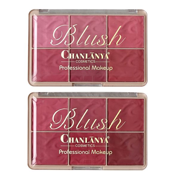 پالت رژگونه 6 رنگ بلاش chanlanya - Image 3