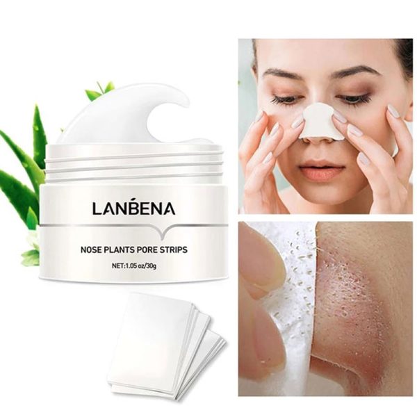 چسب ضد جوش بینی لانبنا nose plants pore strips حجم 30G - Image 2