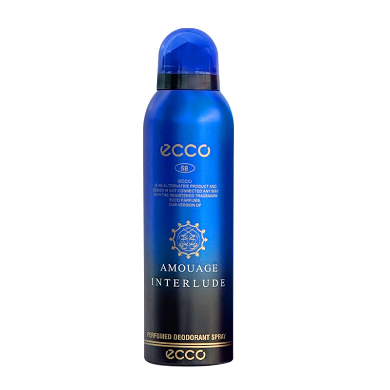 a5-1-2.jpg اسپری خوشبو کننده بدن ecco رایحه amouage interlude حجم 200ml - Image 1