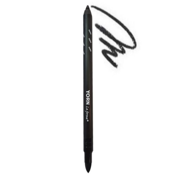 مداد چشم یورن مدل carbon black and long wear  رنگ مشکی شماره 400 - Image 2