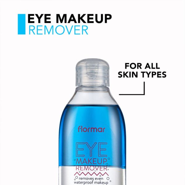 پاک کننده آرایش چشم دوفاز فلورمار Flormar حجم 125ml - Image 2
