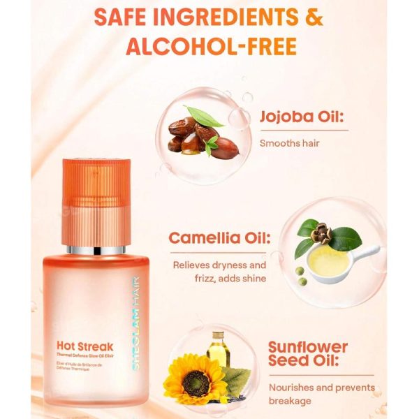 سرم مو محافظت کننده شیگلم مدل HOT STREAK LEAVE-IN PROTECTION SERUM حجم 10ml - Image 3