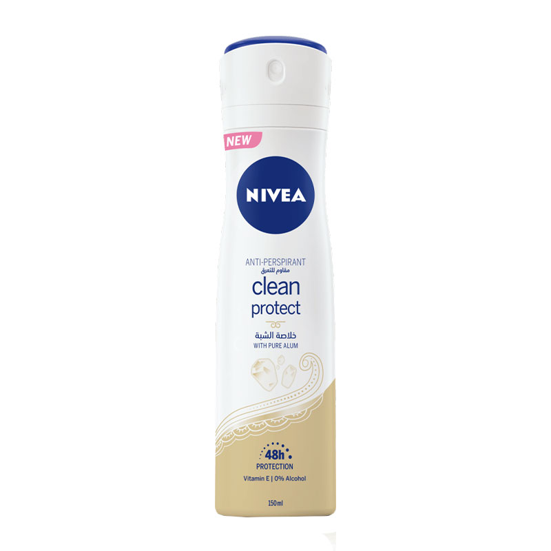 a6-4-2.jpg اسپری ضد تعریق نیوآ Nivea مدل Clean protect حجم 150ml - Image 1